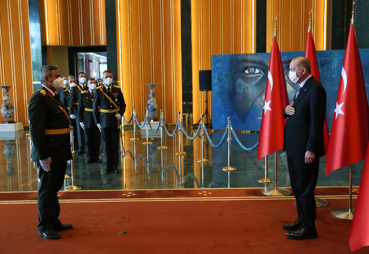 Cumhurbaşkanı Erdoğan, Cumhuriyet Bayramı tebriklerini kabul etti