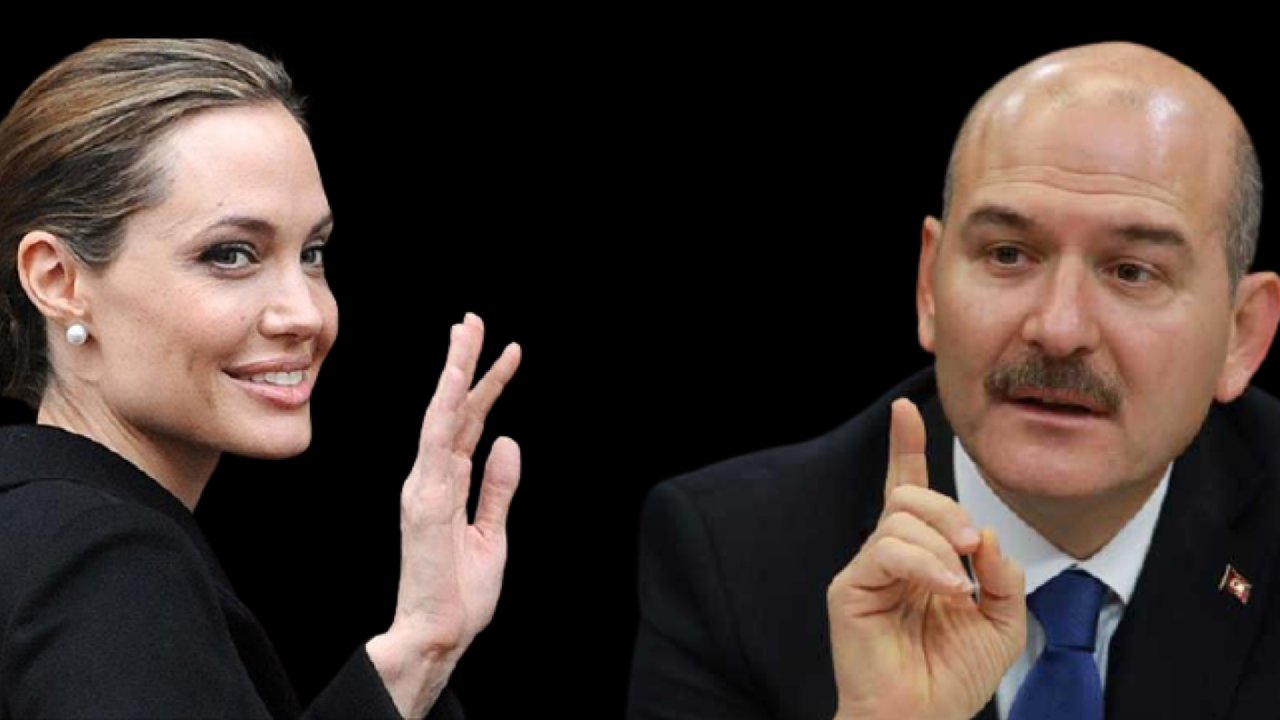 İçişleri Bakanı Süleyman Soylu: Angelina Jolie fotoğrafı üzerinden sadece 'mış gibi yapıyor' olmadık