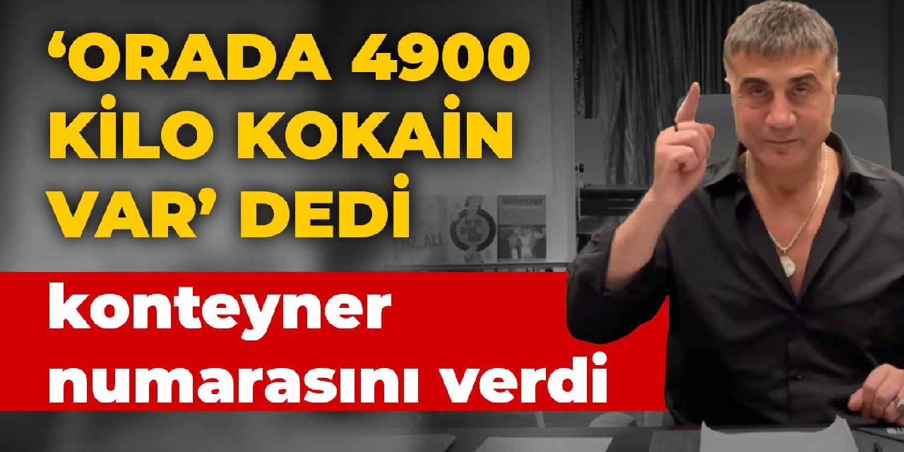 'Orada 4900 kilo kokain var' dedi, konteyner numarasını verdi
