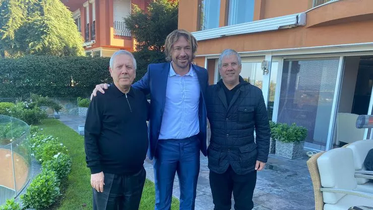 Derbi öncesi Diego Lugano'dan Aziz Yıldırım'a ziyaret