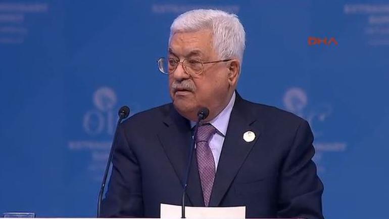 Filistin lideri Abbas: İsrail'e buradan meydan okuyorum; sınırları olmayan bir ülke...