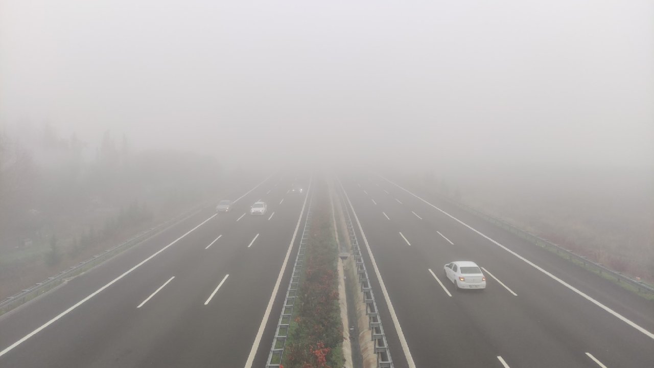 Bursa'da yoğun sis