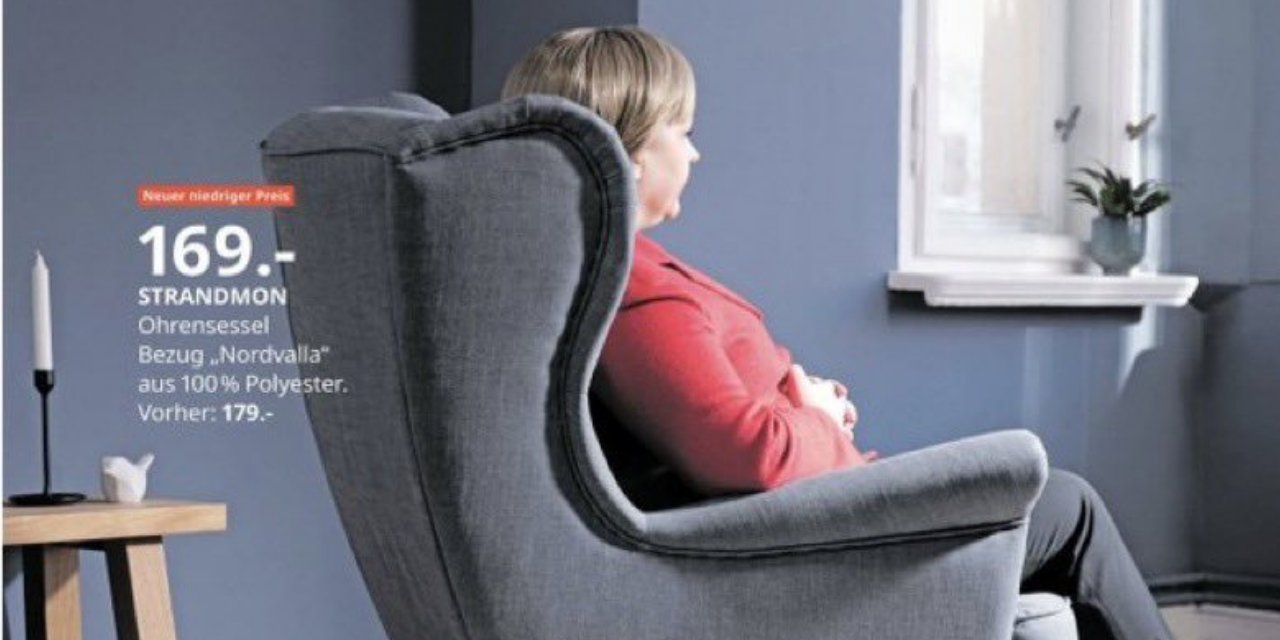 IKEA'dan Merkel'e veda reklamı: Sonunda evde