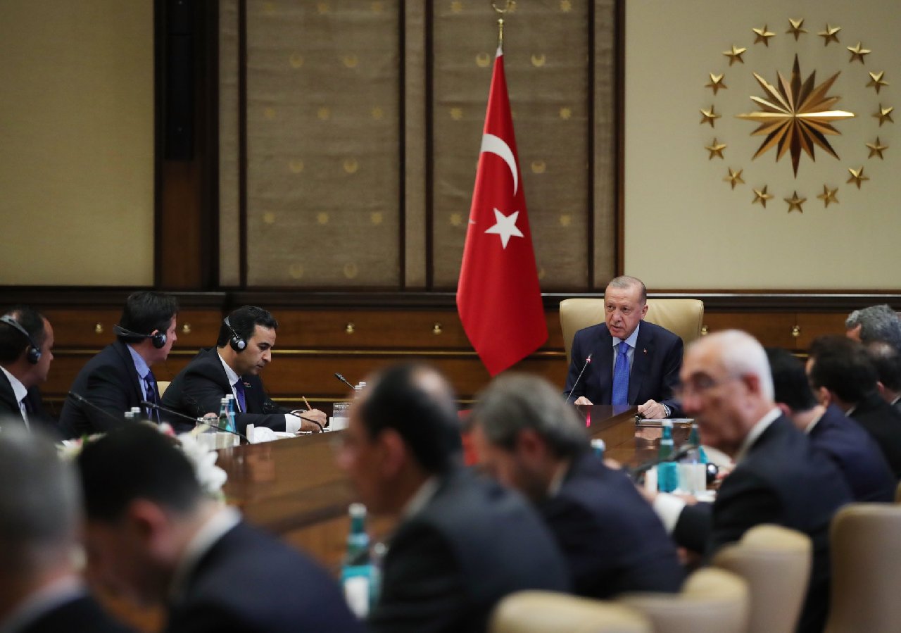 Cumhurbaşkanı Erdoğan, Libya Temsilciler Meclisi Başkanvekili El-Nuveyri’yi kabul etti