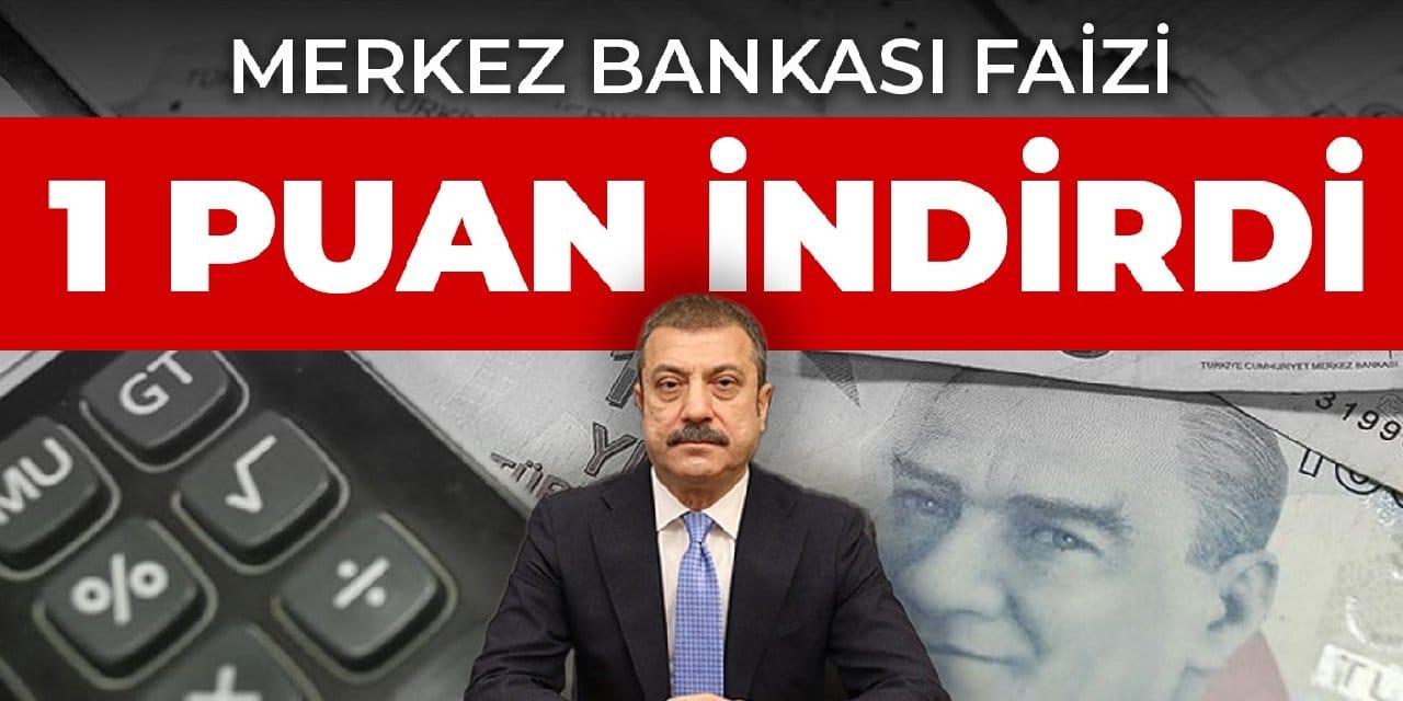 Merkez faizi 1 puan indirirken:: 3 ay değişmeyecek iması