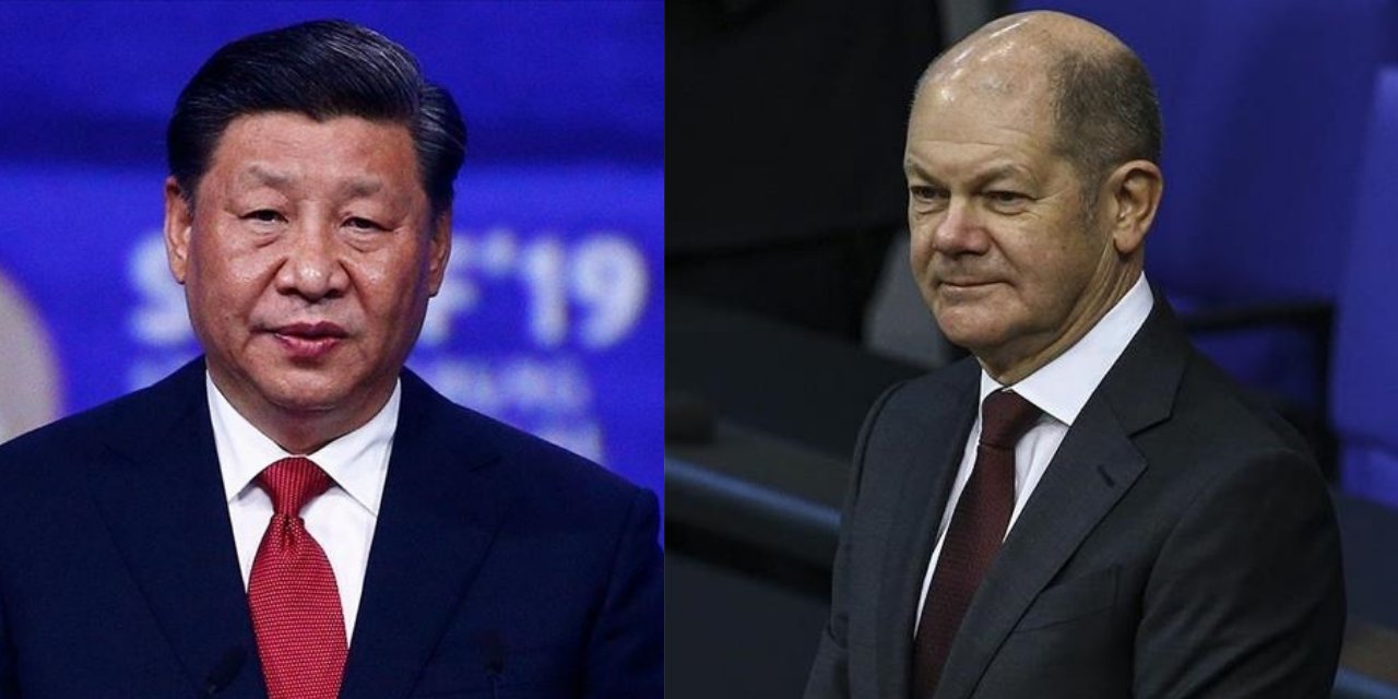 Çin Devlet Başkanı Şi, Almanya Başbakanı Scholz ile görüştü