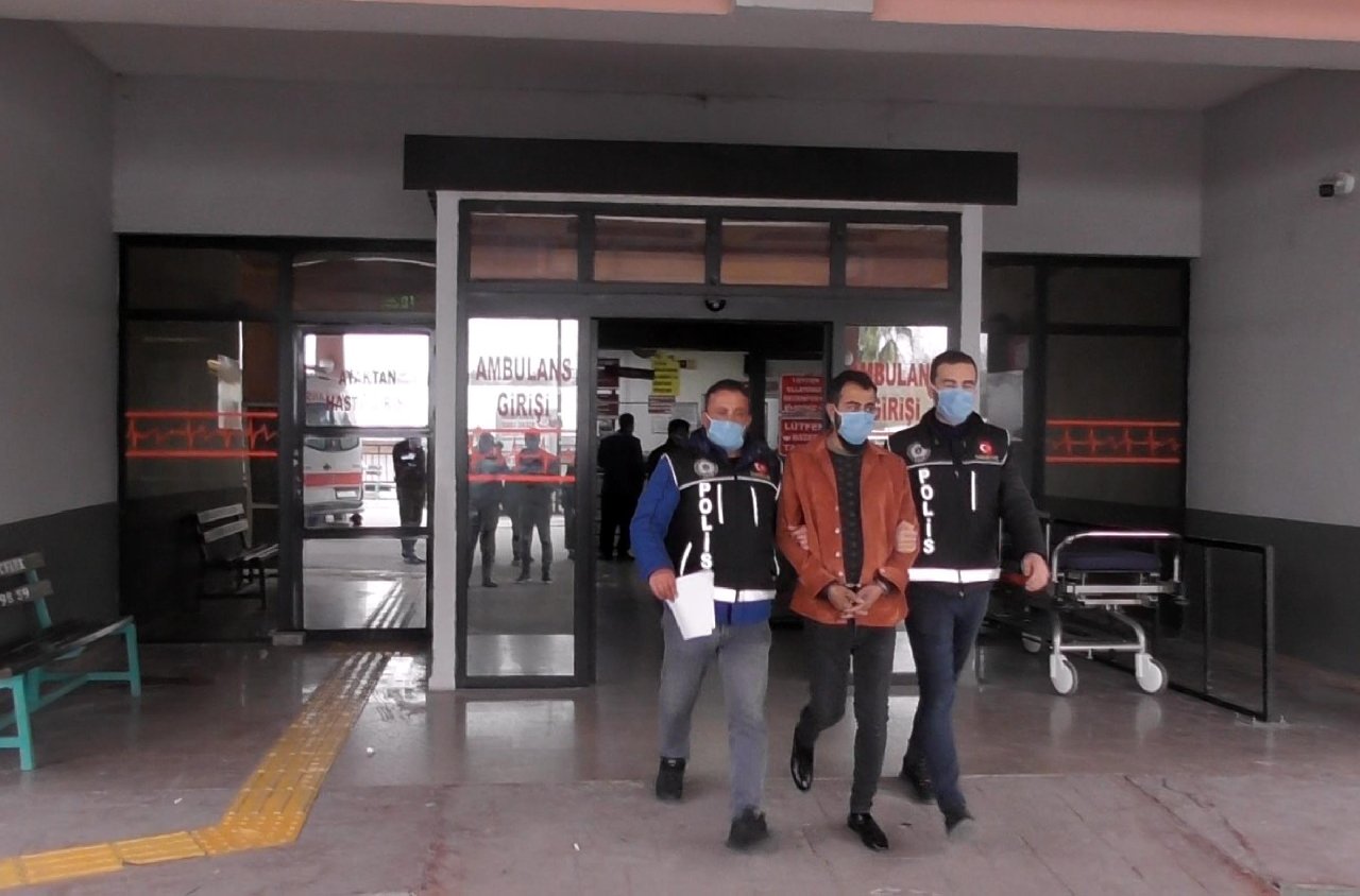 Koronavirüs tedavisi için götürüldüğü hastaneden firar eden hükümlü yakalandı