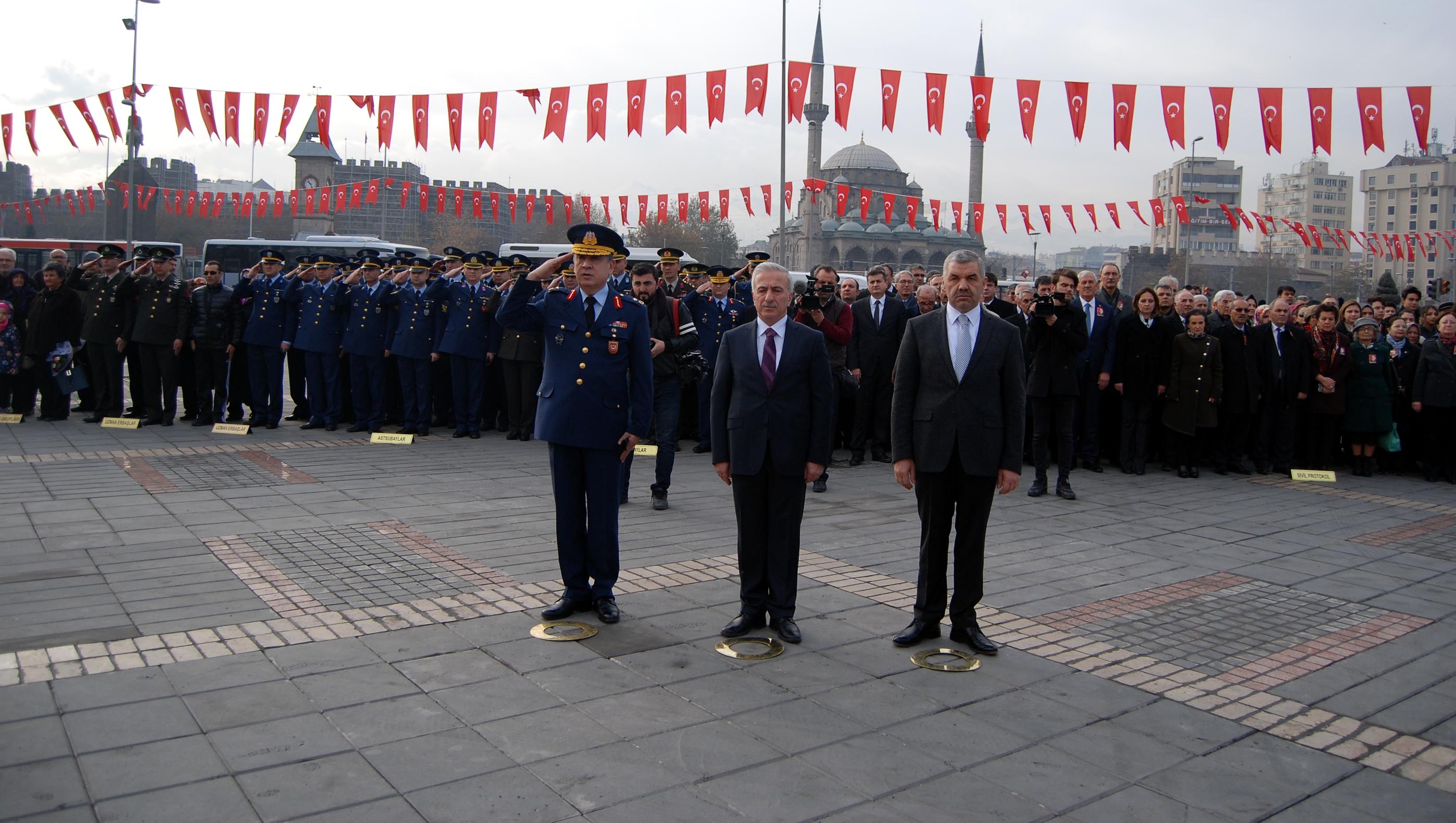 Atatürk'ün Kayseri'ye gelişinin 98'inci yıl dönümü kutlandı
