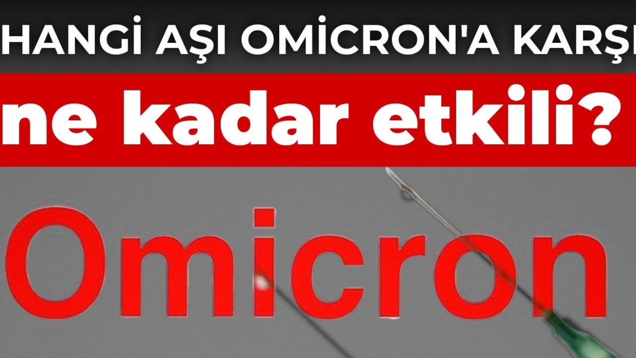 Hangi aşı Omicron'a karşı ne kadar etkili?