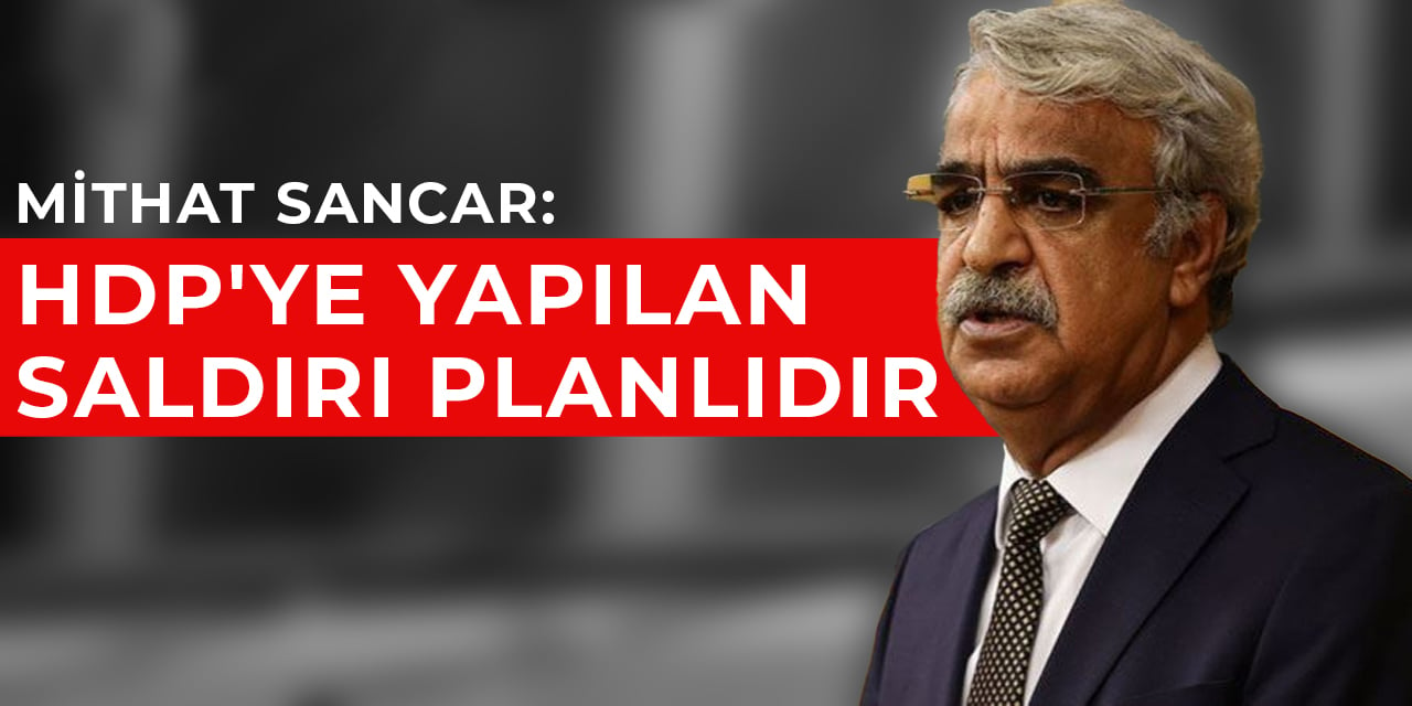 Mithat Sancar: HDP'ye yapılan saldırı planlıdır