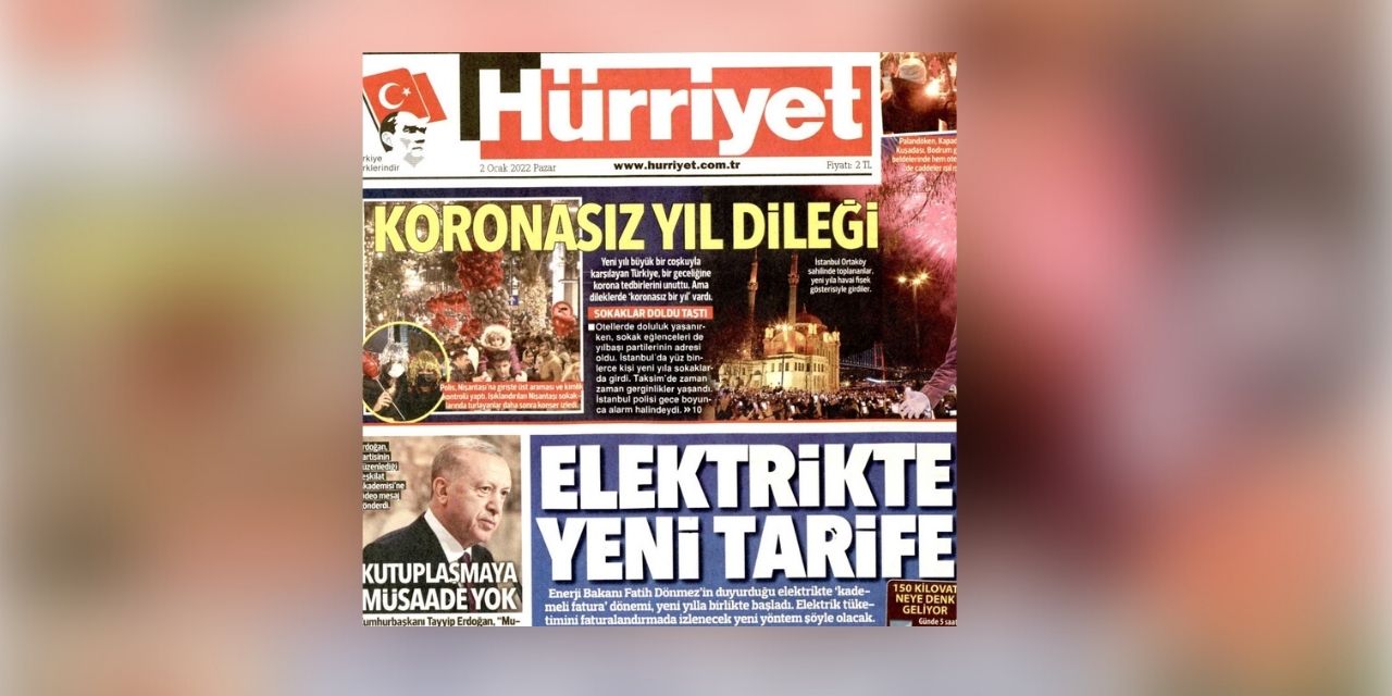 Hürriyet zam demeden zam haberi yaptı: Var bu işte bir 'değişiklik'