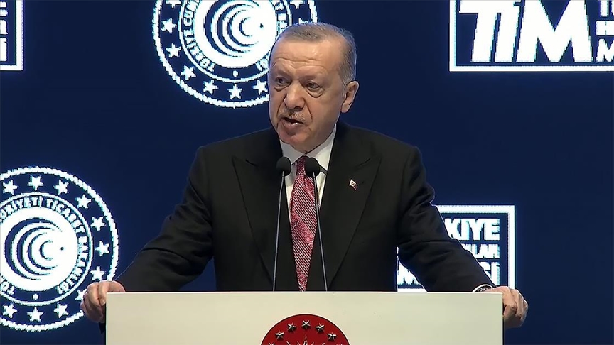 Erdoğan: 2021 ihracatı 225 milyar 368 milyon dolar
