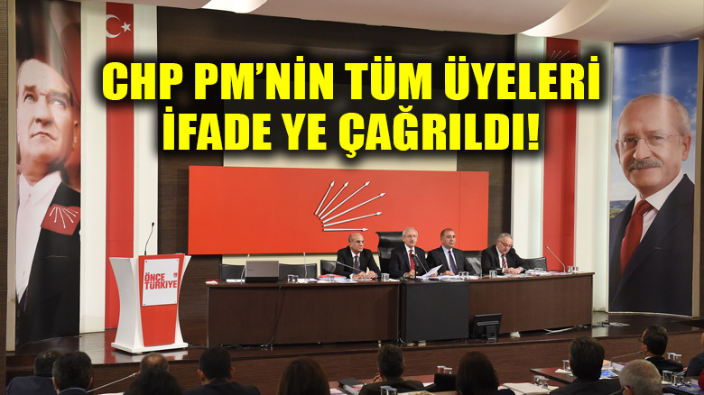 Başsavcılık, CHP PM üyelerinin tamamını "Erdoğan’a hakaret"ten ifadeye çağırdı!