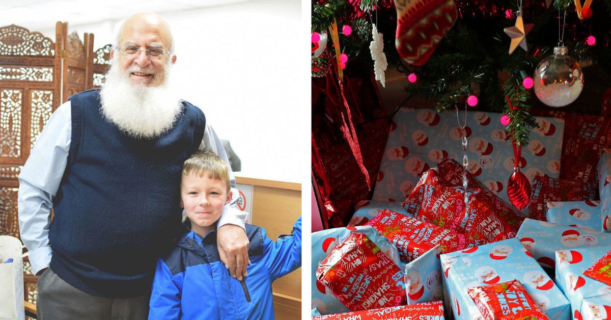 Ak sakallı Müslüman dededen, kendisini Noel Baba zanneden çocuğa her sene hediye