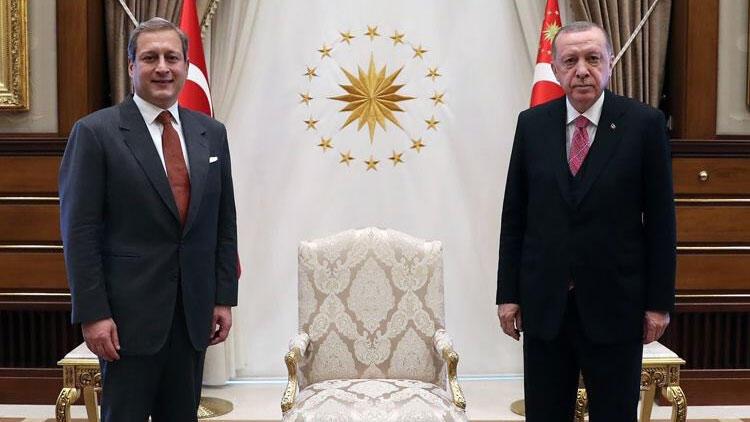 Cumhurbaşkanı Erdoğan, Burak Elmas'la görüştü