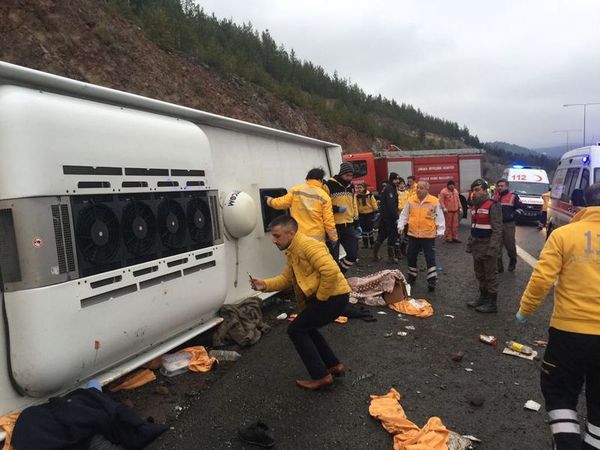 Ankara’da otobüs kazası: Ölü ve yaralılar var