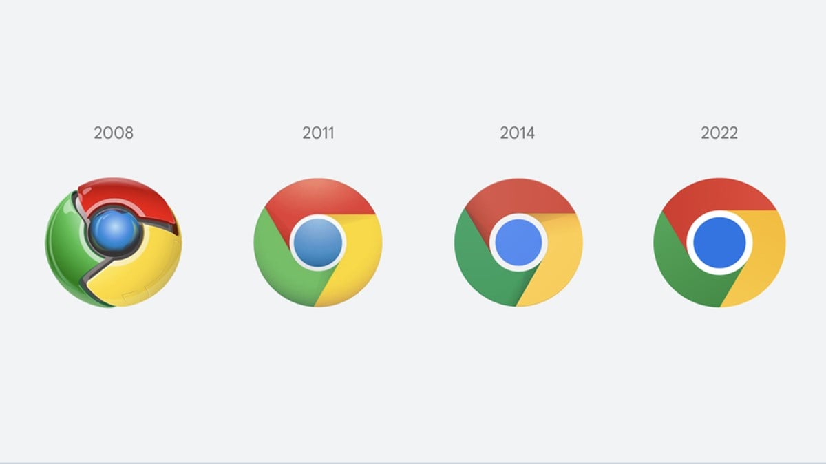 Google Chrome logosunu değiştirdi