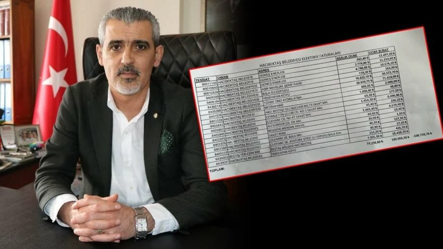 CHP’li başkan belediyenin elektrik faturasını paylaştı