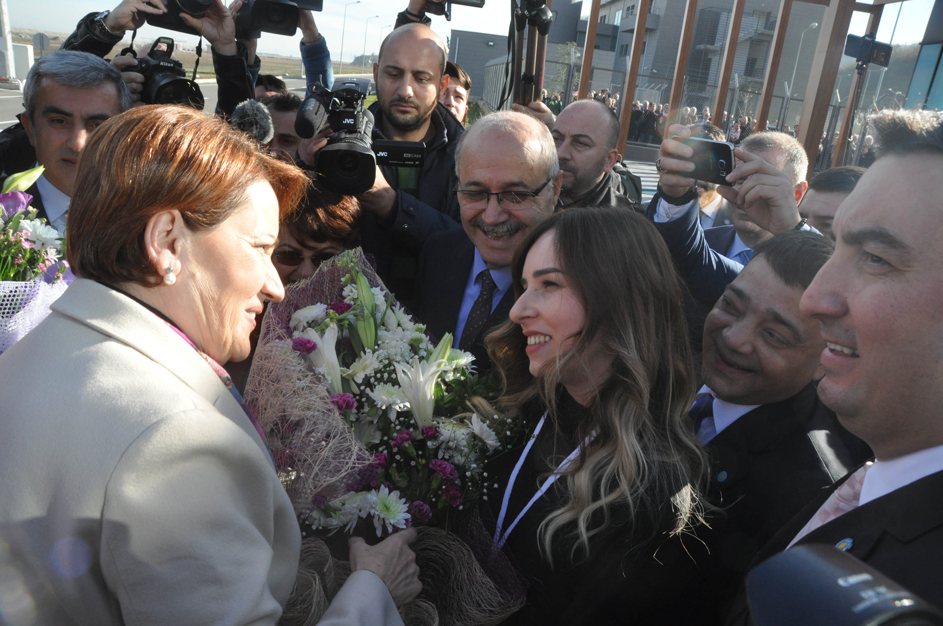 İYİ Parti Genel Başkanı Meral Akşener Giresun'a gitti