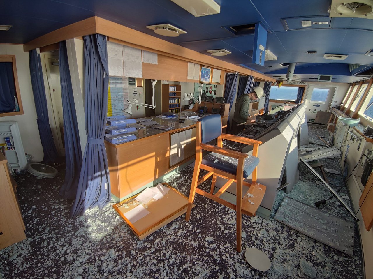 Karadeniz'de Türk gemisi vuruldu