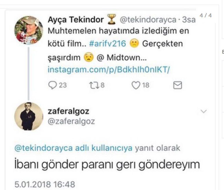 Zafer Algöz'den Ayça Tekindor'a sert yanıt!