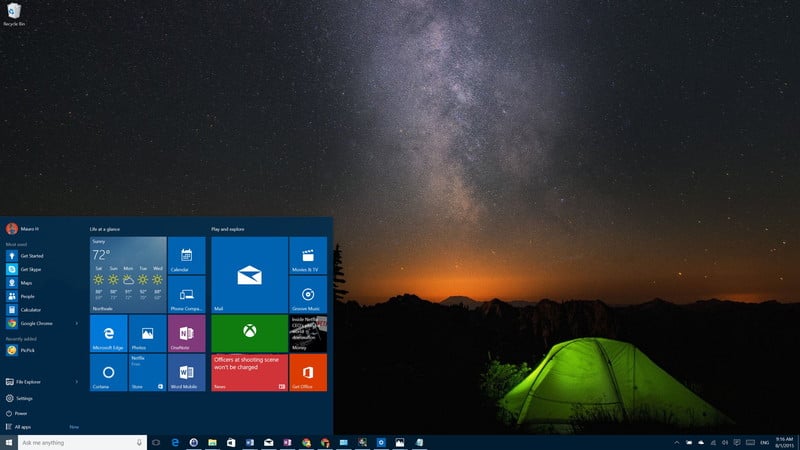 Windows 10'u ücretsiz indirilebilecek!