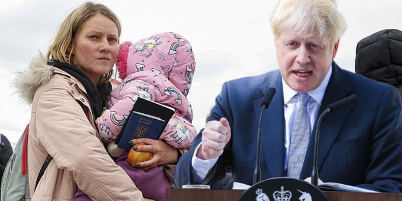 İngiltere on binlerce Ukraynalı mülteciyi alacak... Johnson: Rus hükümeti barbar