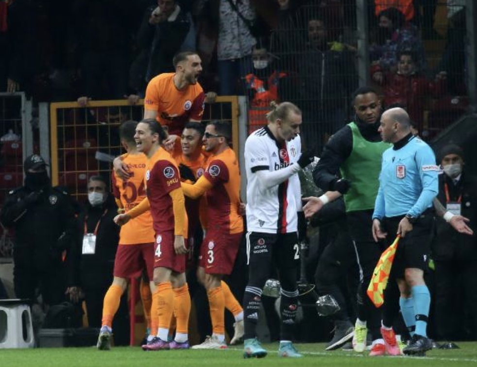 Galatasaray sahasında Beşiktaş'a 5 maçtır yenilmiyor
