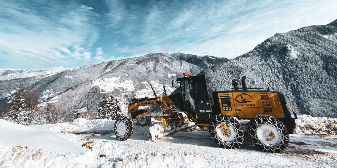 Karadeniz'de 1075 yerleşim yerinin yolu kapandı
