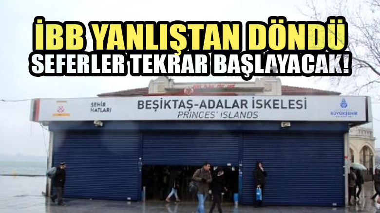 İBB'den flaş karar: Kaldırılan Beşiktaş-Adalar seferleri yeniden başlayacak!