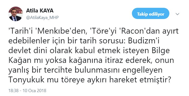 MHP'li Atila Kaya'dan, Devlet Bahçeli'ye "Bilge"li gönderme!