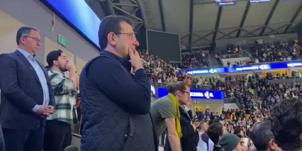 Anadolu Efes galip geldi, İmamoğlu heyecanla izledi