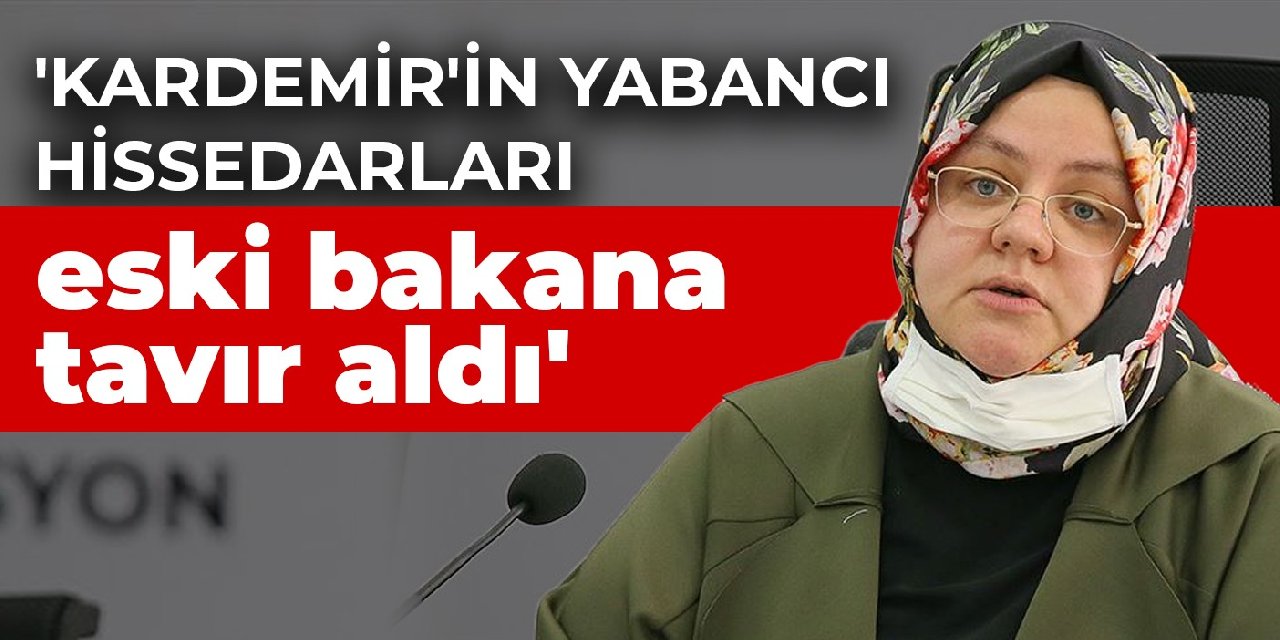 'Kardemir'in yabancı hissedarları eski bakana tavır aldı'