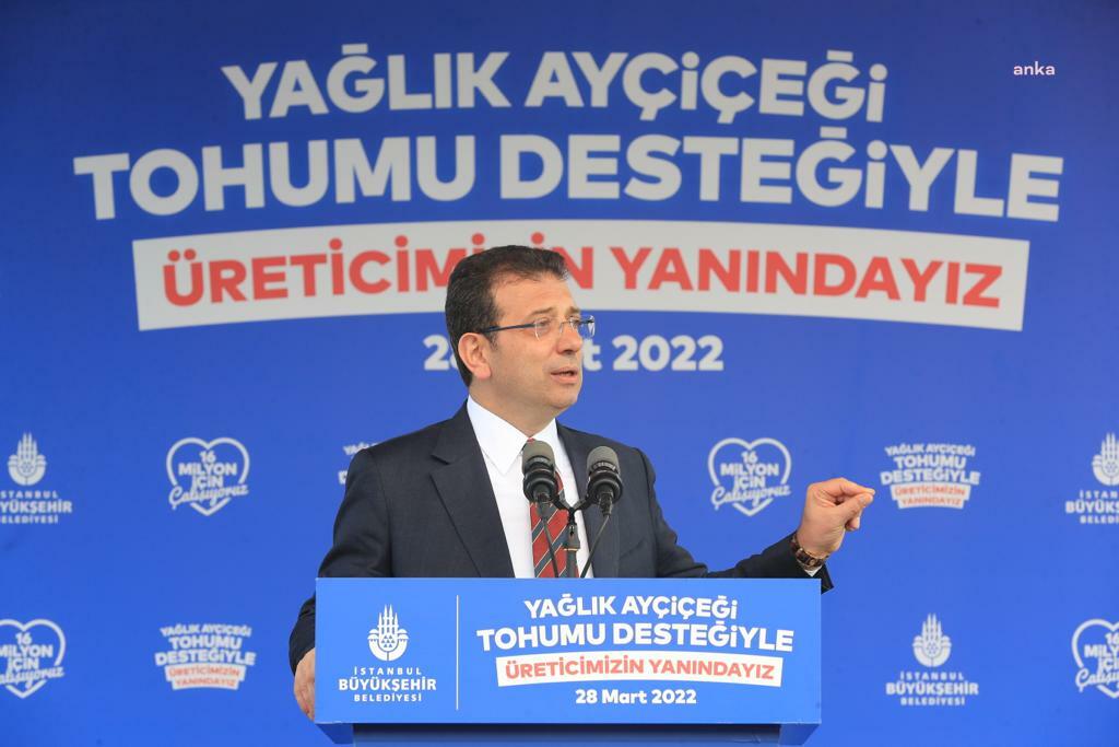 İBB'den çiftçiye ayçekirdeği desteği