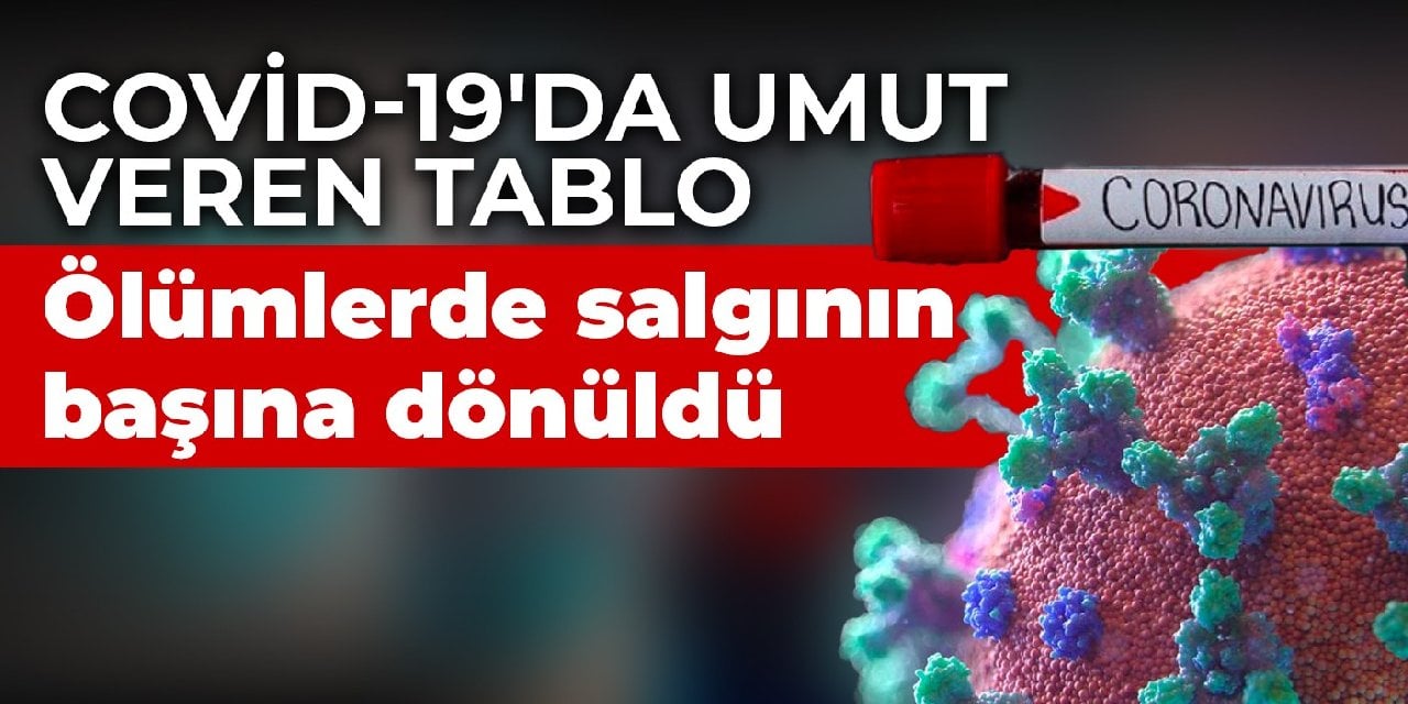 Covid-19'da umut veren tablo: Ölümlerde salgının başına dönüldü