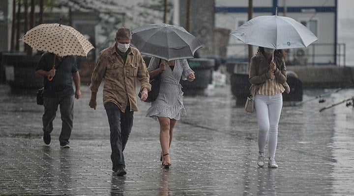 Meteoroloji'den 5 bölgede kuvvetli yağış uyarısı