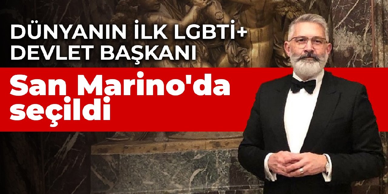 Dünyanın ilk LGBTİ+ devlet başkanı San Marino'da seçildi