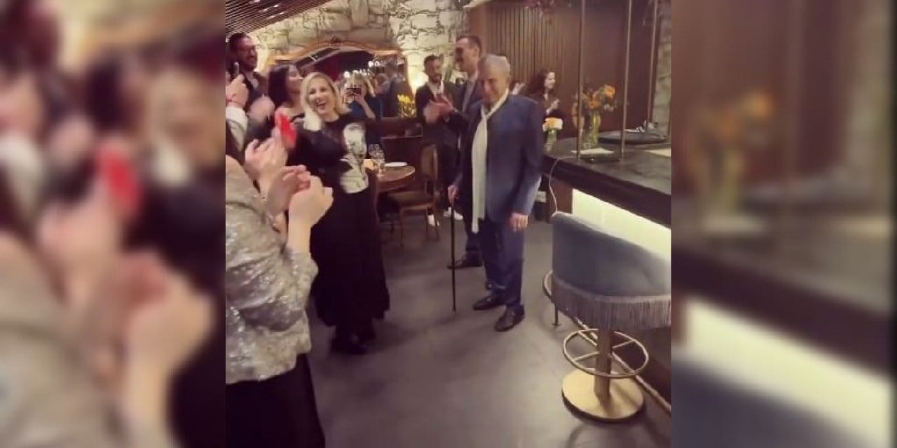 Haldun Dormen 94. yaşını dans ederek kutladı