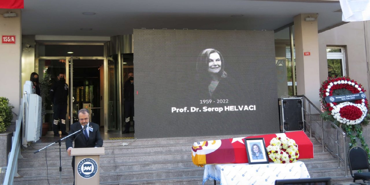 Prof. Dr. Serap Helvacı için Marmara Üniversitesi'nde tören
