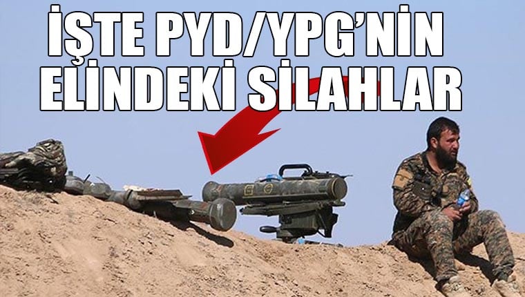 İşte PYD-YPG’nin elindeki silahlar