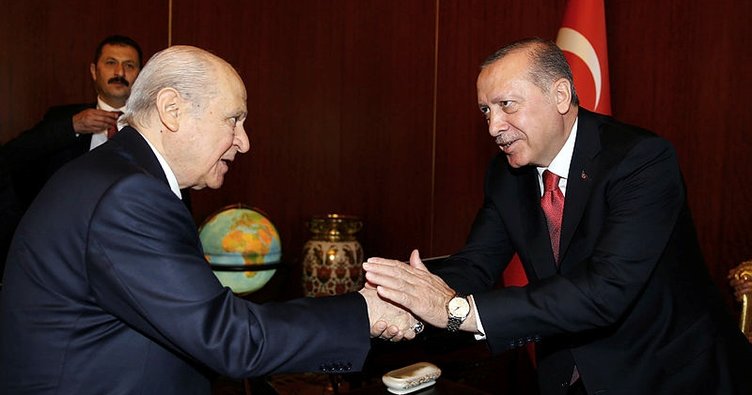 Erdoğan ve Bahçeli Afrin hakkında görüştü!