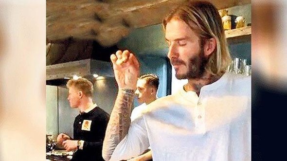 David Beckham'dan Nusret tarzı tuzlama: Saltbea şov!