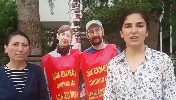 Açlık grevindeki öğretmen Semih Özakça'nın eşi ve annesi Halk TV Ana Haber'e konuk oluyor