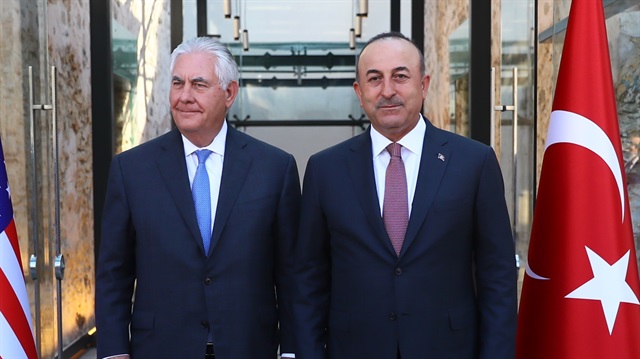 Dışişleri Bakanı Çavuşoğlu, ABD'li mevkidaşı Tillerson ile görüştü