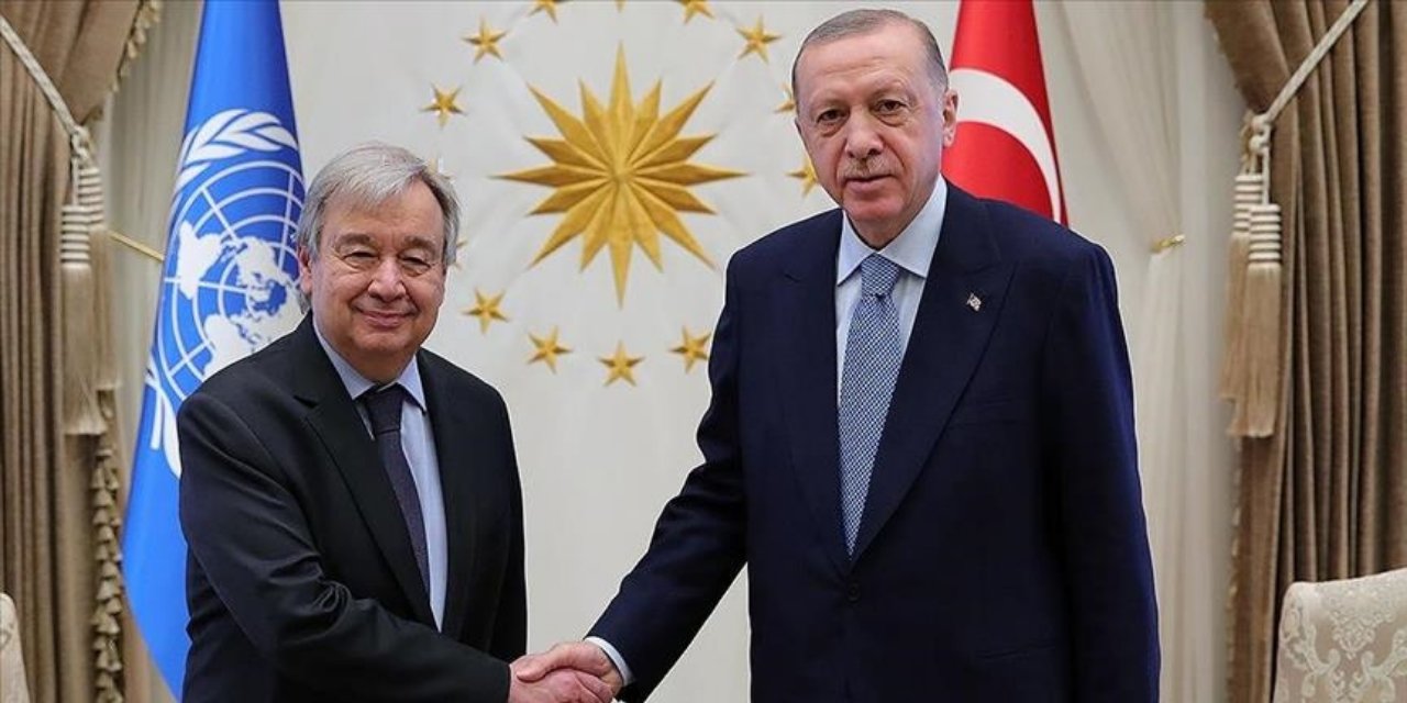 Erdoğan ve Guterres telefonda görüştü
