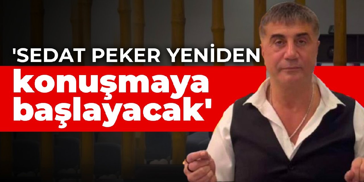 'Sedat Peker yeniden konuşmaya başlayacak'