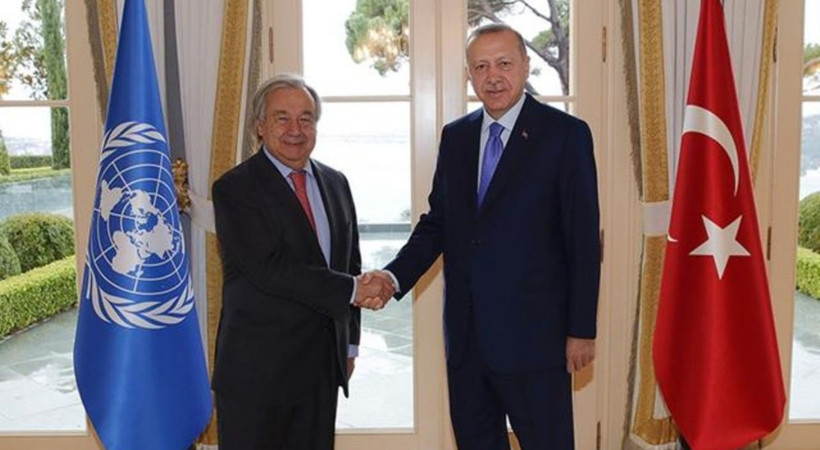 Erdoğan, Guterres ile telefonda görüştü