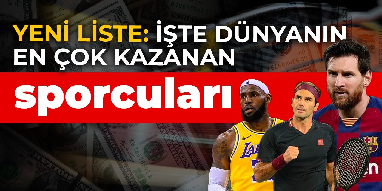 Yeni liste: İşte dünyanın en çok kazanan sporcuları