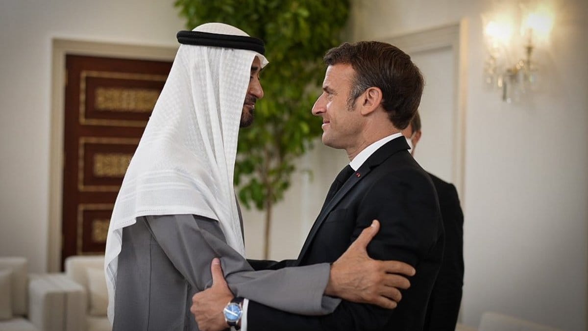Macron'dan BAE'ye başsağlığı ziyareti