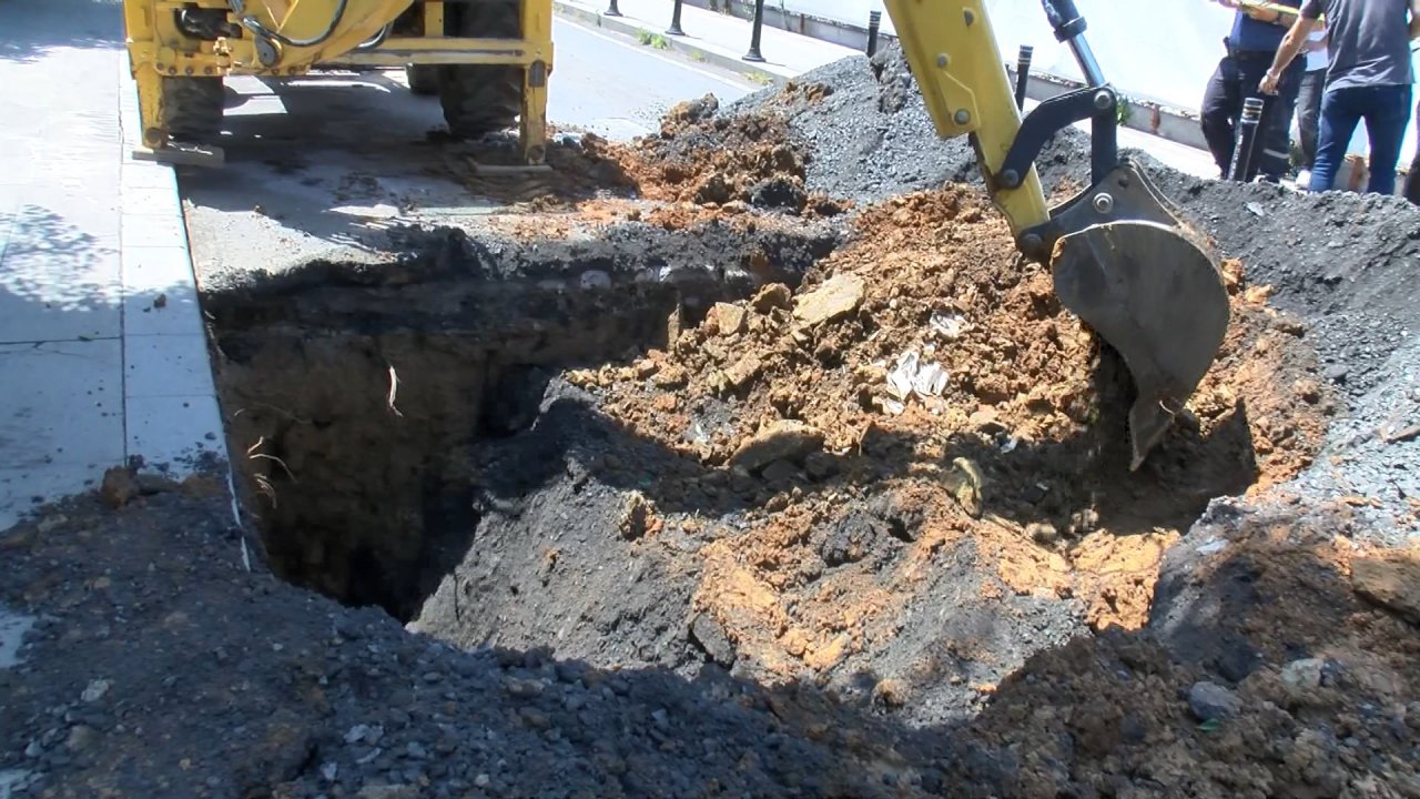 Etiler'deki 'gizemli tünel'de inceleme
